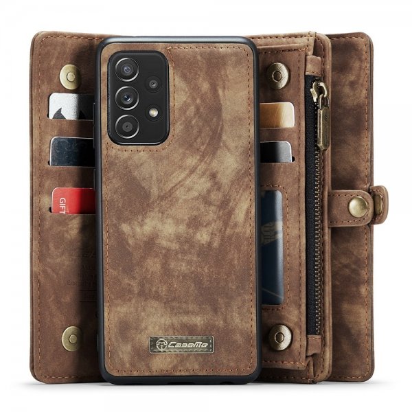CaseMe Samsung Galaxy A53 5G Etui 008 Series Aftageligt Cover Brun