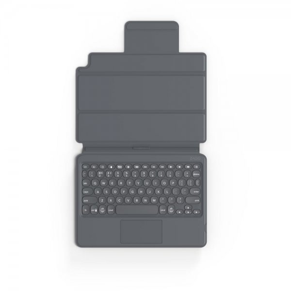 ZAGG iPad 10.2 Etui med tastatur Pro Keys with Trackpad Nordic Sort Grå