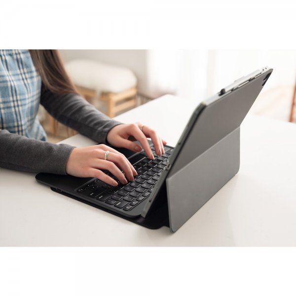 ZAGG iPad Air 11 (M2/M3/M4) Cover med Tastatur Pro Keys 2 Nordisk Layout Sort