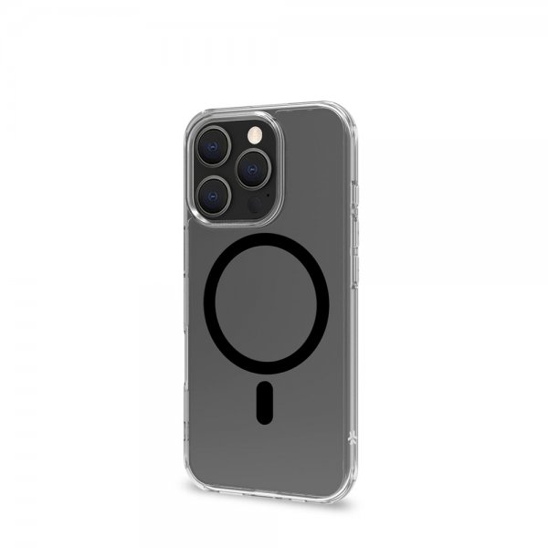 Celly iPhone 16 Pro Max Cover GELSKINMAG Transparent Sort