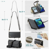 CaseMe iPhone 12/iPhone 12 Pro Etui C36-serien Sort