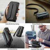 CaseMe iPhone 12/iPhone 12 Pro Etui C36-serien Sort