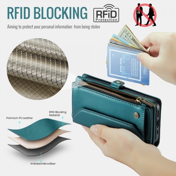 CaseMe iPhone 12/iPhone 12 Pro Etui C36 Serie Grøn