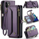 CaseMe iPhone 12/iPhone 12 Pro Etui C36 Serie Lilla