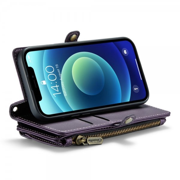 CaseMe iPhone 12/iPhone 12 Pro Etui C36 Serie Lilla