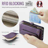 CaseMe iPhone 12/iPhone 12 Pro Etui C36 Serie Lilla