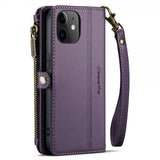 CaseMe iPhone 12/iPhone 12 Pro Etui C36 Serie Lilla