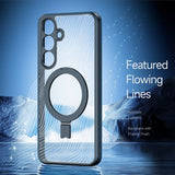 Dux Ducis Samsung Galaxy S25 Cover Aimo Series MagSafe Kickstand Sort