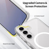 Nordic Covers Samsung Galaxy S24/Galaxy S25 Cover Feather Series MagSafe Transparent