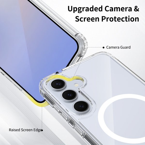 Nordic Covers Samsung Galaxy S24 Plus/Galaxy S25 Plus Cover Feather Series MagSafe Transparent