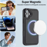 Nordic Covers iPhone 17 Etui med aftageligt MagSafe-cover Raven Black