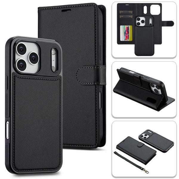 Nordic Covers iPhone 17 Pro Max Cover med aftageligt MagSafe-cover Raven Black
