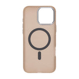 iPhone 16 Pro Max Cover Kulfibermønster MagSafe Guld