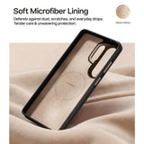 Torras Samsung Galaxy S26 Ultra Cover Ostand Q3 Vegskin Dark Purple