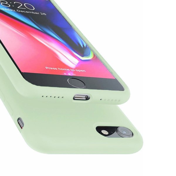 Rvelon iPhone 7/8/SE Cover Silikone Grøn