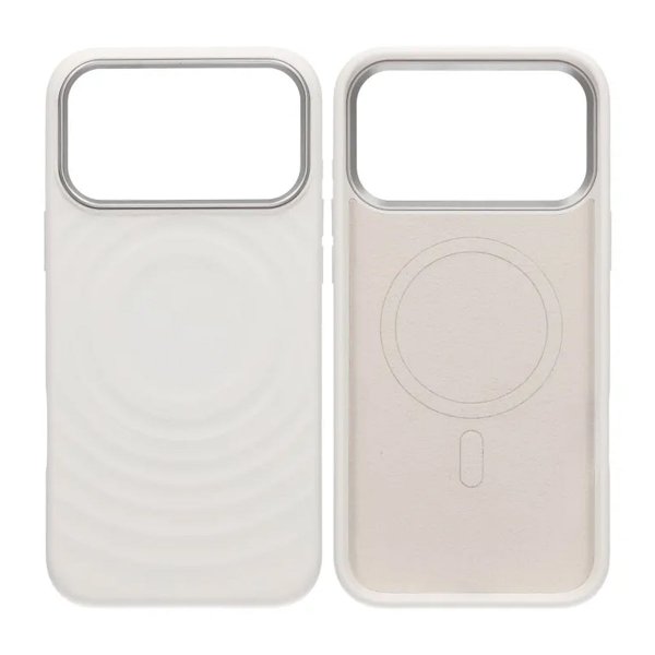 iPhone 17 Pro Max Cover Silikone MagSafe Hvid