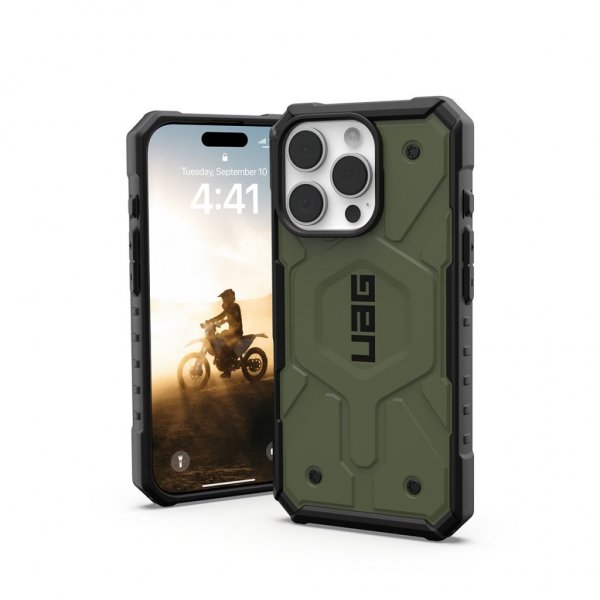 Urban Armor Gear (UAG) iPhone 16 Pro Cover Pathfinder MagSafe Olive Drab