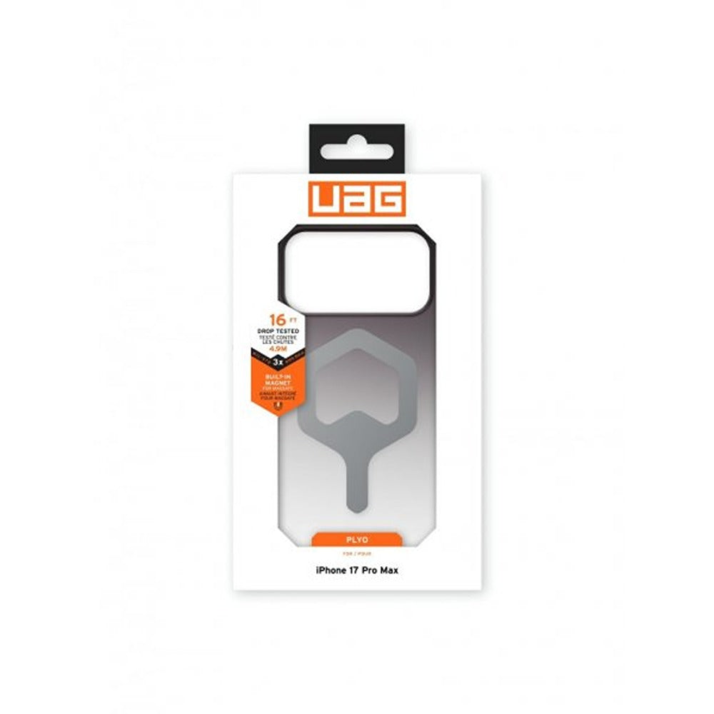 Urban Armor Gear (UAG) iPhone 17 Pro Max/iPhone 18 Pro Max Cover Plyo MagSafe Black/Clear Ombré