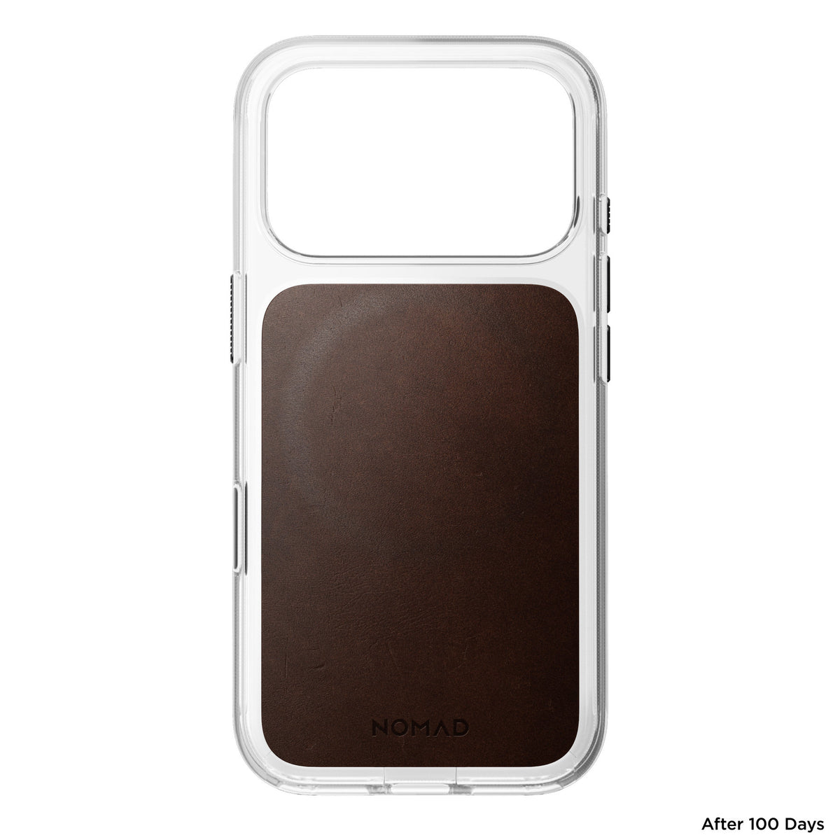 Nomad iPhone 17 Pro/iPhone 18 Pro Cover Clear Leather Case Rustic Brown