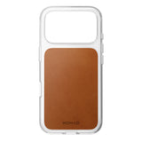 Nomad iPhone 17 Pro/iPhone 18 Pro Cover Clear Leather Case Saddle
