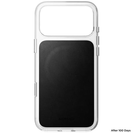 Nomad iPhone 17 Pro Max/iPhone 18 Pro Max Cover Clear Leather Case Sort