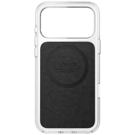 Nomad iPhone 17 Pro Max/iPhone 18 Pro Max Cover Clear Leather Case Saddle
