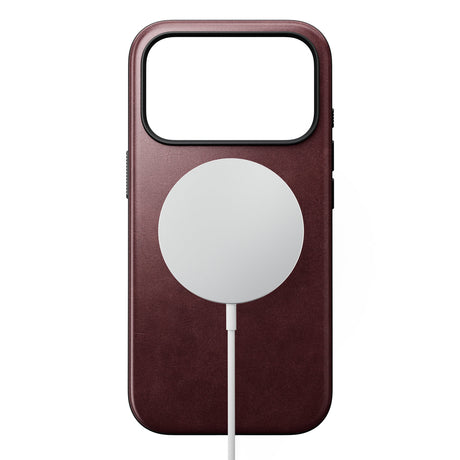 Nomad iPhone 17 Pro/iPhone 18 Pro Cover Modern Leather Case Horween Burgundy