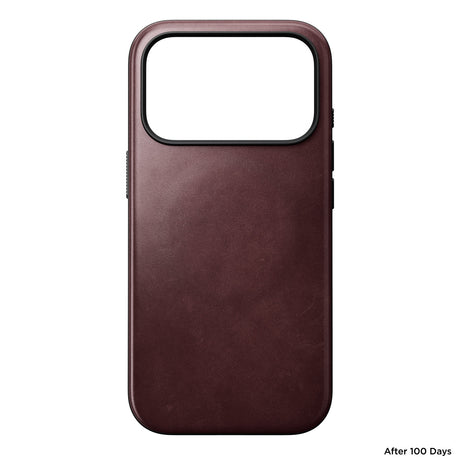 Nomad iPhone 17 Pro/iPhone 18 Pro Cover Modern Leather Case Horween Burgundy