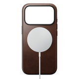 Nomad iPhone 17 Pro/iPhone 18 Pro Cover Modern Leather Case Horween Rustic Brown