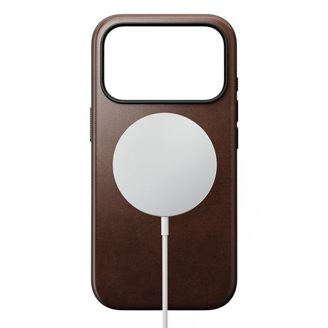 Nomad iPhone 17 Pro/iPhone 18 Pro Cover Modern Leather Case Horween Rustic Brown