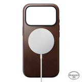 Nomad iPhone 17 Pro/iPhone 18 Pro Cover Modern Leather Case Horween Rustic Brown