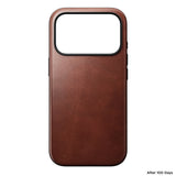 Nomad iPhone 17 Pro/iPhone 18 Pro Cover Modern Leather Case Horween Olde Dublin