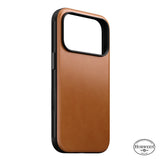 Nomad iPhone 17 Pro/iPhone 18 Pro Cover Modern Leather Case Horween Saddle