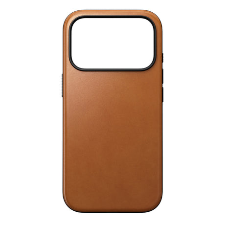 Nomad iPhone 17 Pro/iPhone 18 Pro Cover Modern Leather Case Horween Saddle