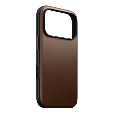 Nomad iPhone 17 Pro/iPhone 18 Pro Cover Modern Leather Case Brun