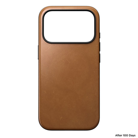 Nomad iPhone 17 Pro/iPhone 18 Pro Cover Modern Leather Case English Tan