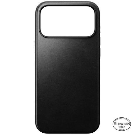 Nomad iPhone 17 Pro Max/iPhone 18 Pro Max Cover Modern Leather Case Horween Sort