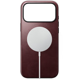 Nomad iPhone 17 Pro Max/iPhone 18 Pro Max Cover Modern Leather Case Horween Burgundy