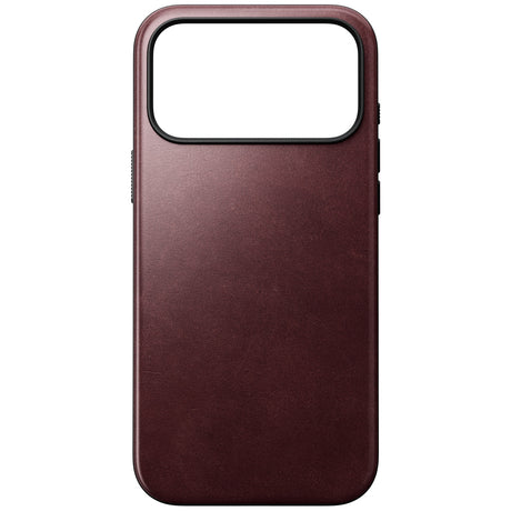 Nomad iPhone 17 Pro Max/iPhone 18 Pro Max Cover Modern Leather Case Horween Burgundy