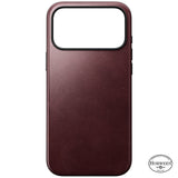 Nomad iPhone 17 Pro Max/iPhone 18 Pro Max Cover Modern Leather Case Horween Burgundy