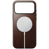 Nomad iPhone 17 Pro Max/iPhone 18 Pro Max Cover Modern Leather Case Horween Rustic Brown