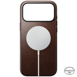 Nomad iPhone 17 Pro Max/iPhone 18 Pro Max Cover Modern Leather Case Horween Rustic Brown