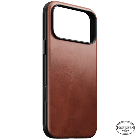 Nomad iPhone 17 Pro Max/iPhone 18 Pro Max Cover Modern Leather Case Horween Olde Dublin