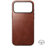 Nomad iPhone 17 Pro Max/iPhone 18 Pro Max Cover Modern Leather Case Horween Olde Dublin