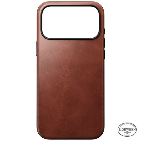 Nomad iPhone 17 Pro Max/iPhone 18 Pro Max Cover Modern Leather Case Horween Olde Dublin