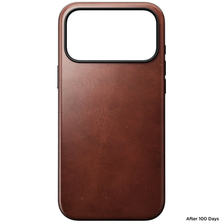 Nomad iPhone 17 Pro Max/iPhone 18 Pro Max Cover Modern Leather Case Horween Olde Dublin