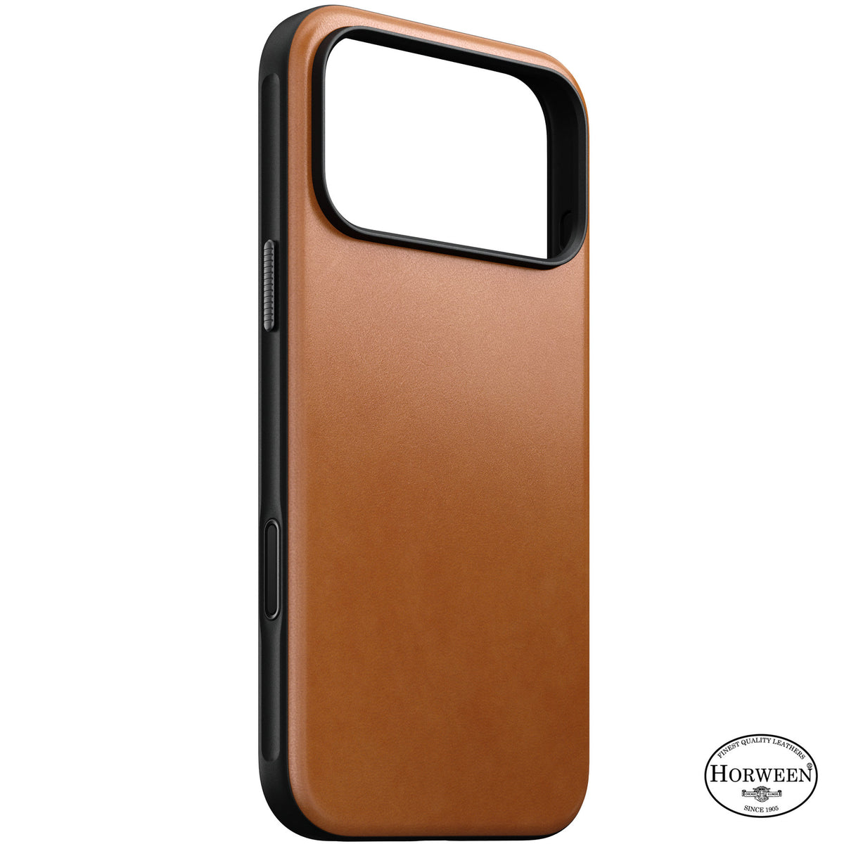 Nomad iPhone 17 Pro Max/iPhone 18 Pro Max Cover Modern Leather Case Horween Saddle