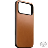 Nomad iPhone 17 Pro Max/iPhone 18 Pro Max Cover Modern Leather Case Horween Saddle