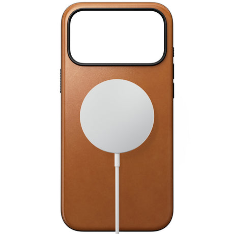 Nomad iPhone 17 Pro Max/iPhone 18 Pro Max Cover Modern Leather Case Horween Saddle