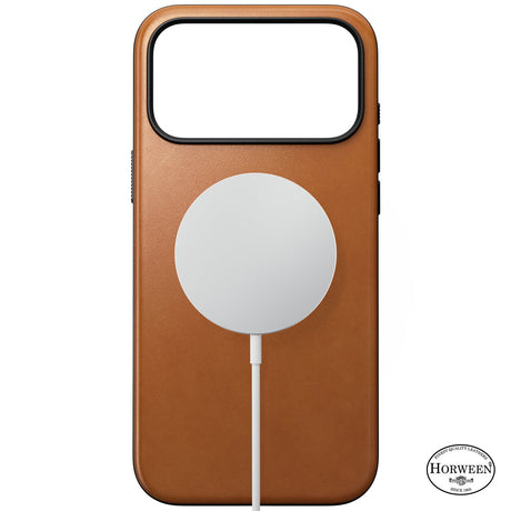 Nomad iPhone 17 Pro Max/iPhone 18 Pro Max Cover Modern Leather Case Horween Saddle